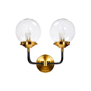 K2KG0521W-2 Бра Simple M латунь, стекло прозр. 32*23*h32 см K2KG0521W-2 Бра Simple M латунь, стекло прозр. 32*23*h32 см