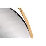 Зеркало круглое в золотой раме KFE1240 от ImperiumLoft