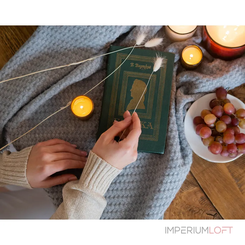 97-STOKHOLM Плед Stokholm прямоугольный 140*190 см от ImperiumLoft