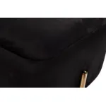 Пуф велюровый черный/золото от ImperiumLoft