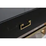 Консоль с ящиками черное стекло/золото KFG058 от ImperiumLoft