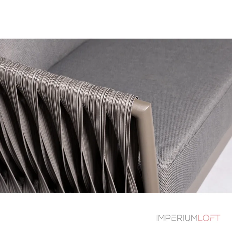 Диван двухместный уличный 'Муза' серый от ImperiumLoft Диван двухместный уличный 'Муза' серый от ImperiumLoft