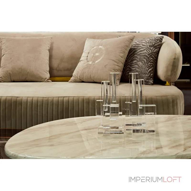 Ваза-подсвечник хрустальная 230725-53 от ImperiumLoft (270 мм)