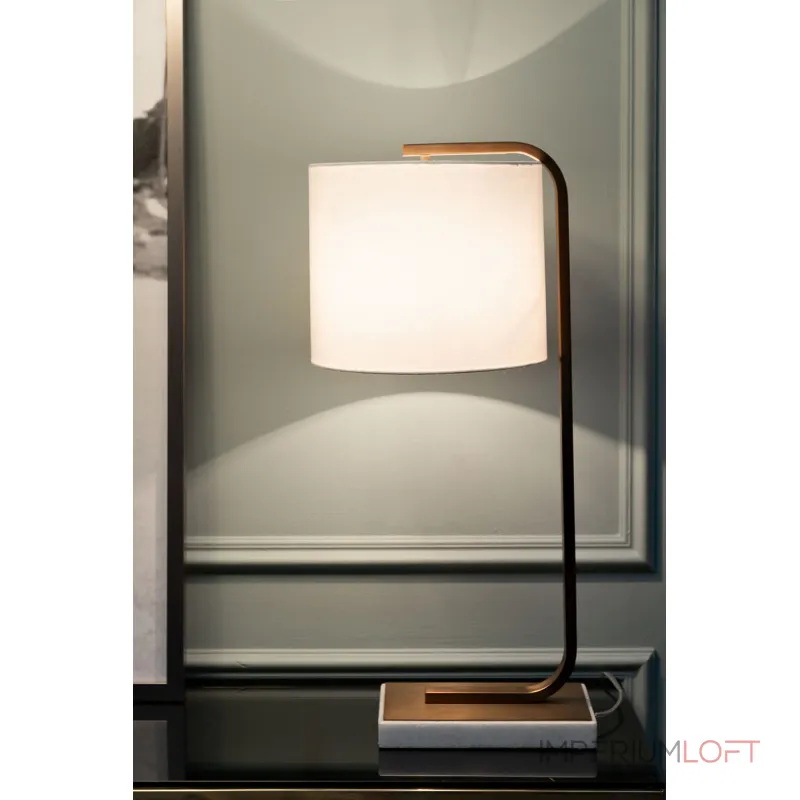 Настольная лампа (белый плафон) от ImperiumLoft