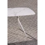 Стол обеденный уличный 'Бари' белый от ImperiumLoft