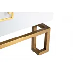 KFG085 Тумба 2 ящика белая/золото 55*40*58см от ImperiumLoft