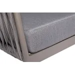 Диван двухместный уличный 'Муза' серый от ImperiumLoft