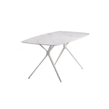 Стол обеденный уличный 'Бари' белый Стол обеденный уличный 'Бари' белый