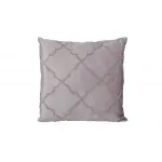 70SW-26060 Подушка с бисером Квадро сереб. 45*45см от ImperiumLoft