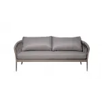 Диван двухместный уличный 'Муза' серый от ImperiumLoft