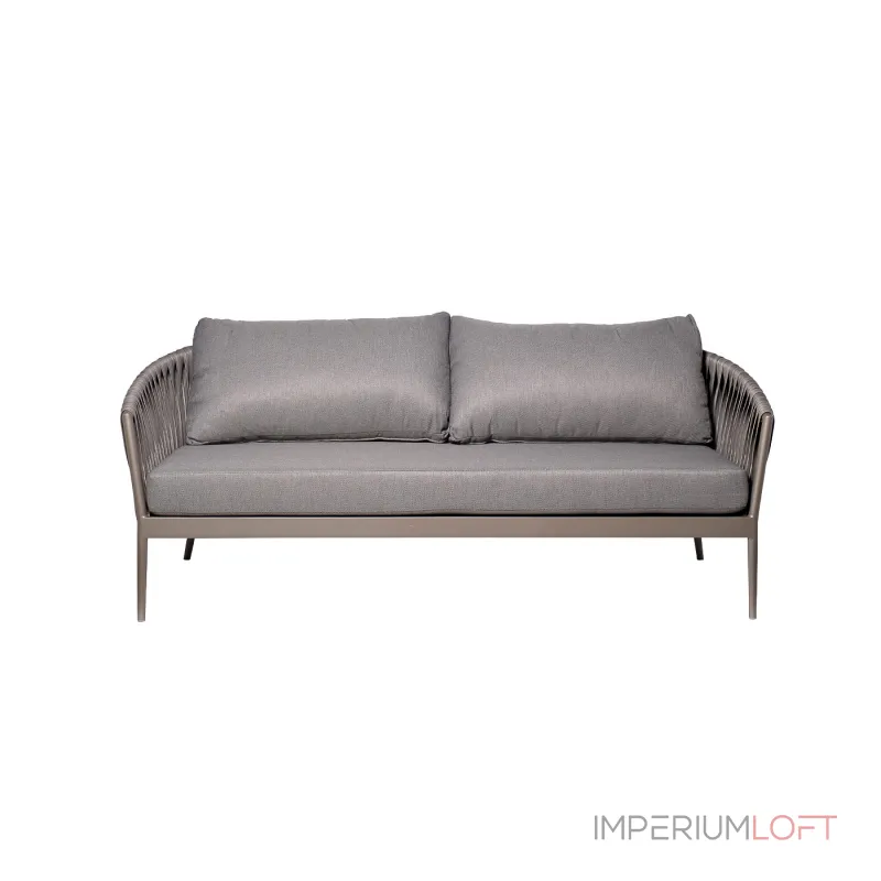 Диван двухместный уличный 'Муза' серый от ImperiumLoft Диван двухместный уличный 'Муза' серый от ImperiumLoft