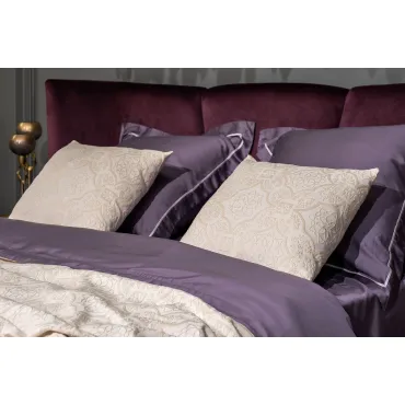 Наволочка декоративная 'Тиара' 50х50см бежевая