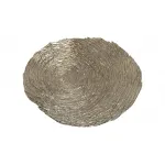 69-219027 Декор настенный металлич.Wood золото d46см от ImperiumLoft