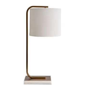 Настольная лампа (белый плафон)