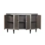 Комод серебристый с гранитной столешницей ART-N2911-S от ImperiumLoft