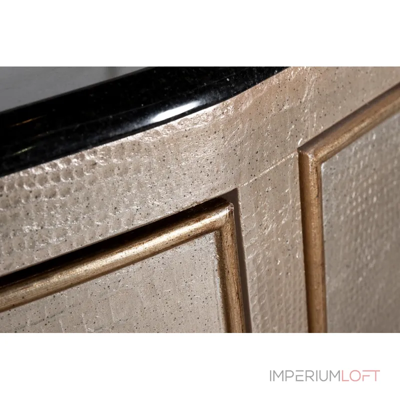 Комод серебристый с гранитной столешницей ART-N2911-S от ImperiumLoft