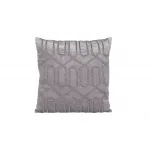 70SW-1531 Подушка с бисером Геометрия сереб.45*45см от ImperiumLoft
