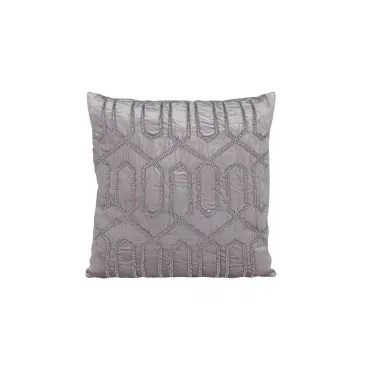 70SW-1531 Подушка с бисером Геометрия сереб.45*45см 70SW-1531 Подушка с бисером Геометрия сереб.45*45см