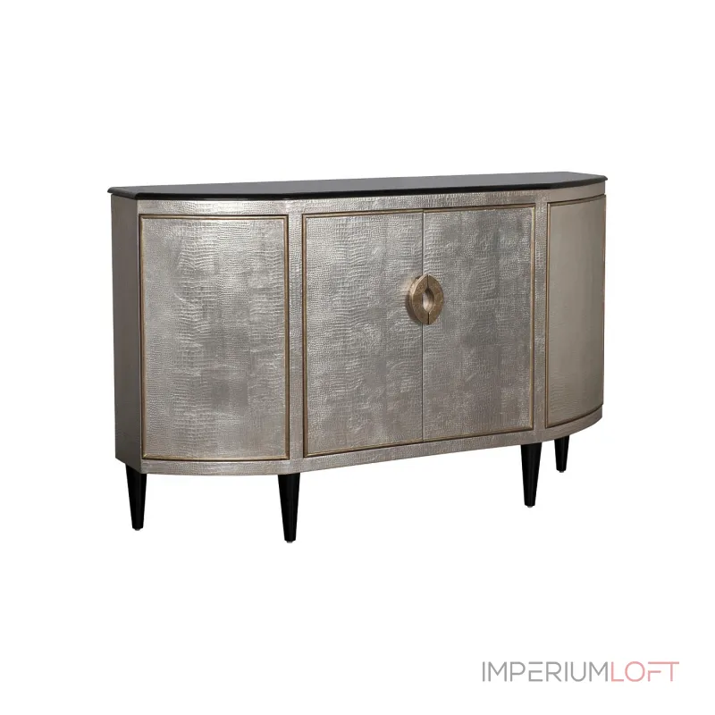 Комод серебристый с гранитной столешницей ART-N2911-S от ImperiumLoft