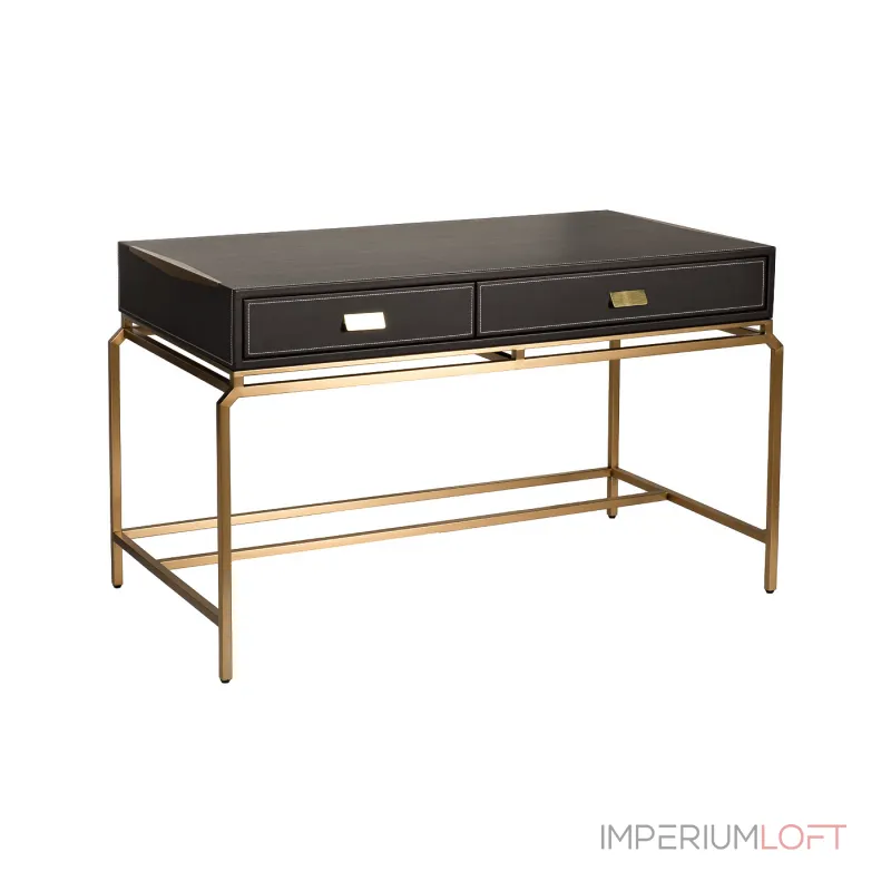 76AR-D671 Стол письменный коричн/мат.золото 126*66*76см от ImperiumLoft 76AR-D671 Стол письменный коричн/мат.золото 126*66*76см от ImperiumLoft
