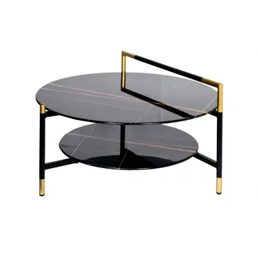 Стол журнальный круглый с полкой 30B-872 Стол журнальный круглый с полкой 30B-872