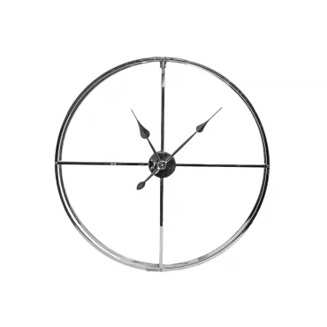 79MAL-5761-76NI Часы настенные цвет хром d76см
