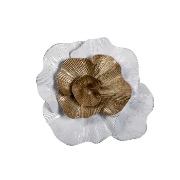 Декор настенный Цветок бело-золотой 37SM-0662 Декор настенный Цветок бело-золотой 37SM-0662