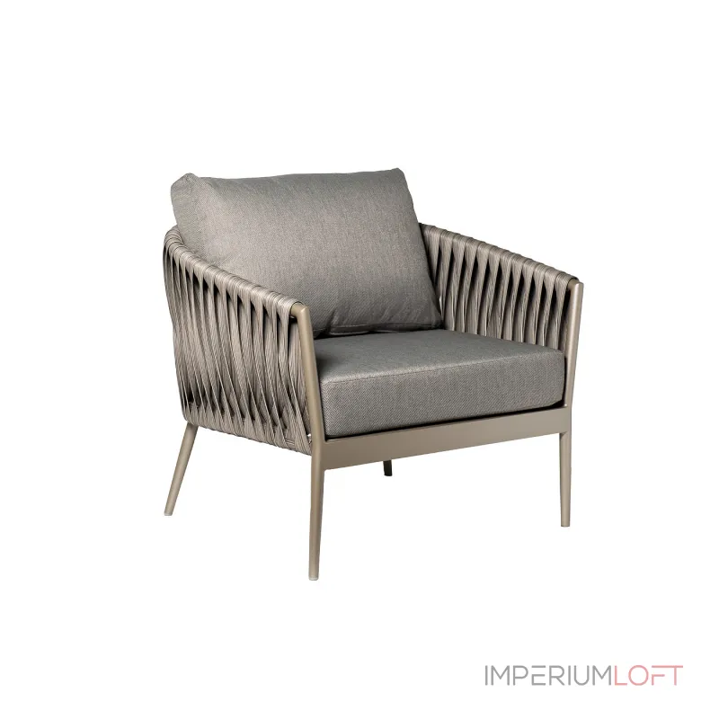 Кресло уличное 'Муза' серое от ImperiumLoft