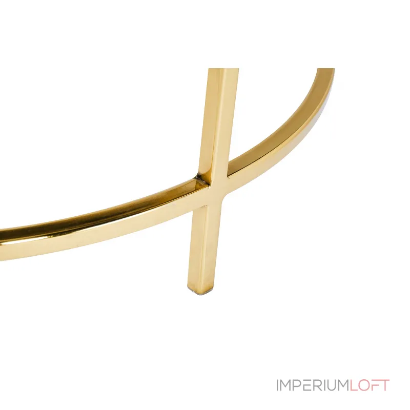 79MAL-7067 Стол журнальный с мраморной столешницей d45*60см от ImperiumLoft