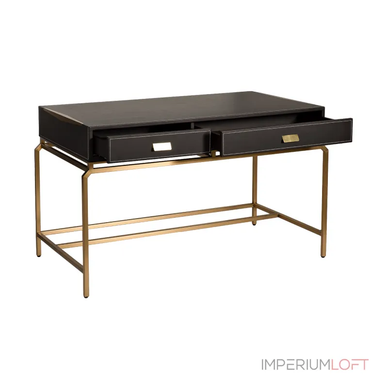 76AR-D671 Стол письменный коричн/мат.золото 126*66*76см от ImperiumLoft 76AR-D671 Стол письменный коричн/мат.золото 126*66*76см от ImperiumLoft