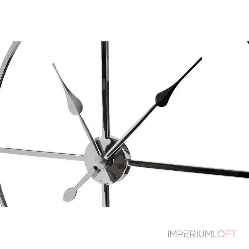 79MAL-5761-76NI Часы настенные цвет хром d76см от ImperiumLoft