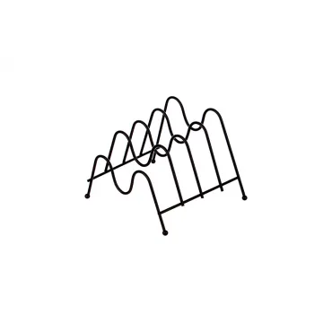 244-121 Подставка для тарелок на 4 шт, черная 20*19 см 244-121 Подставка для тарелок на 4 шт, черная 20*19 см