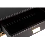 76AR-D671 Стол письменный коричн/мат.золото 126*66*76см от ImperiumLoft