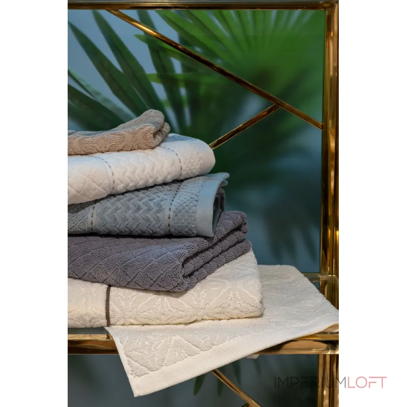 Полотенце 'Наполи' 50*90 голубое от ImperiumLoft