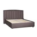 Кровать Odry с подъемным механизмом и бельевым ящиком лилово-серая ODRY1К-160M-Vel19+Vel09 от ImperiumLoft