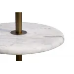 Торшер с мраморным столиком (белый плафон) от ImperiumLoft