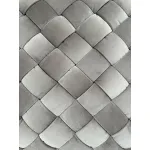 Пуф плетеный велюровый светло-бежевый от ImperiumLoft