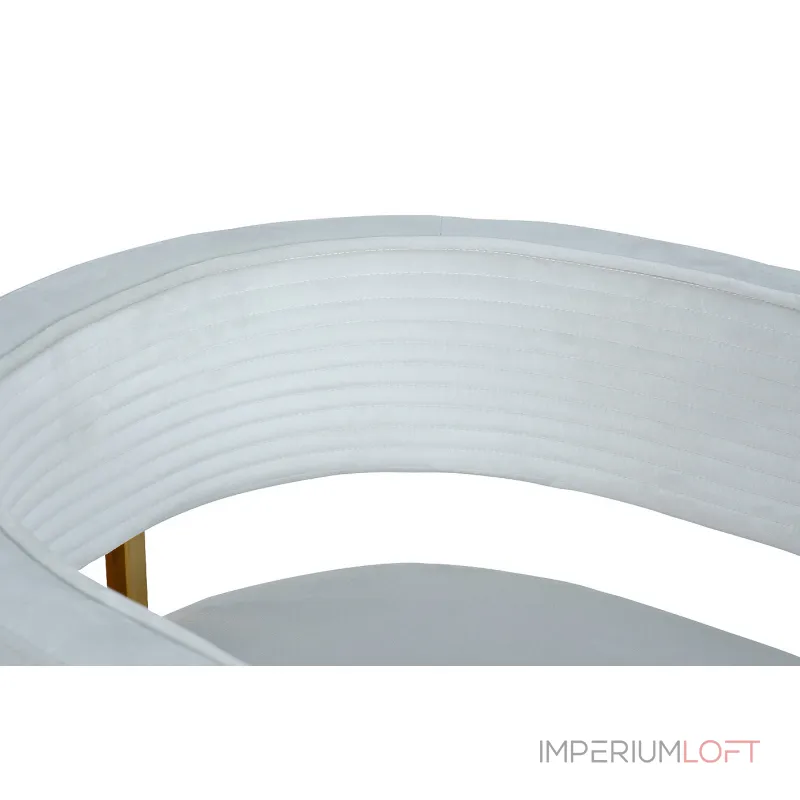 GY-8504STUL-SVSER Стул велюр светло-серый/золото 61*60*74см от ImperiumLoft