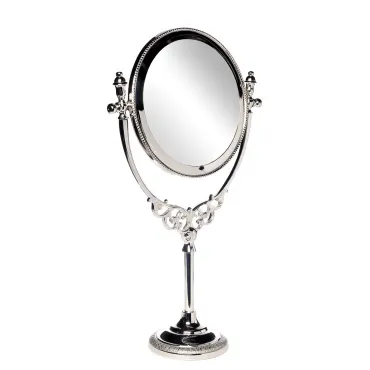 95IM-0121 Зеркало настольное ЛУНА h61см