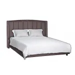 Кровать Odry с подъемным механизмом и бельевым ящиком лилово-серая ODRY1К-160M-Vel19+Vel09 от ImperiumLoft