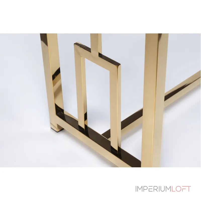 Консоль прозрачное стекло/золото от ImperiumLoft