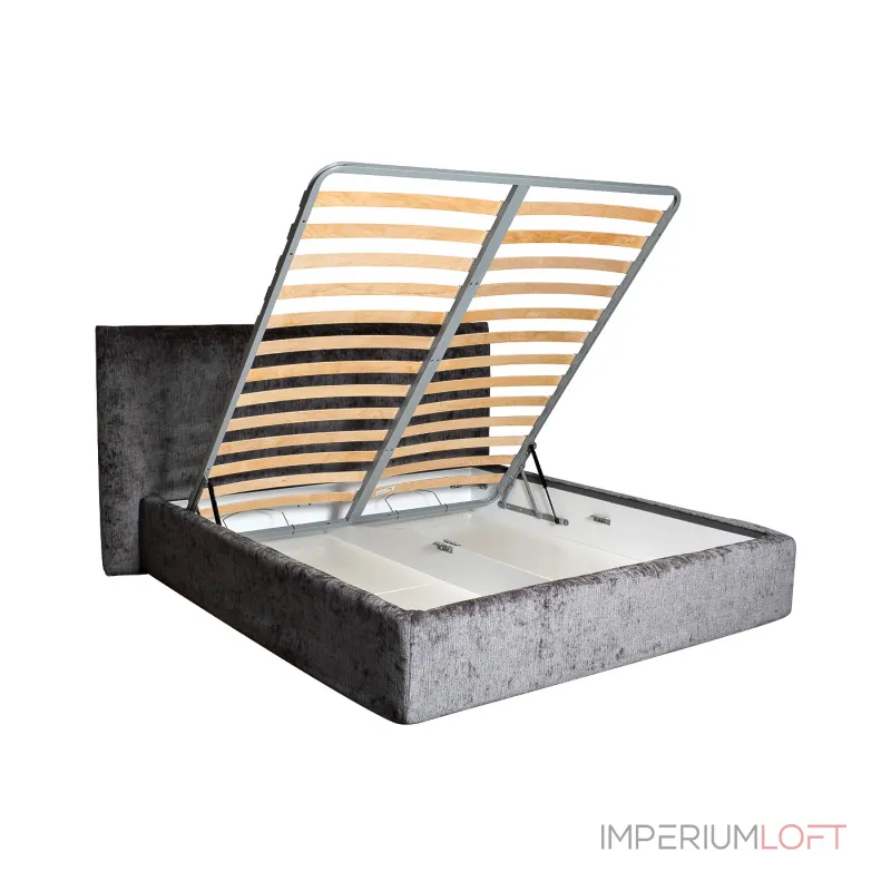 Кровать Modena с подъемн.мех.шенилл Grammy 980 сер.218*215*111см от ImperiumLoft