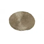 69-219028 Декор настенный металлич. Wood золото d32.5см от ImperiumLoft