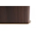 Стол журнальный овальный искусственный камень белый от ImperiumLoft