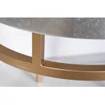 ART-2705-ET Стол журнальный Futuro серебристый d61*61см от ImperiumLoft