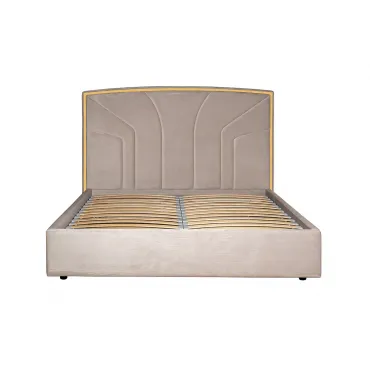 Кровать Lancy велюровая серая Кровать Lancy велюровая серая