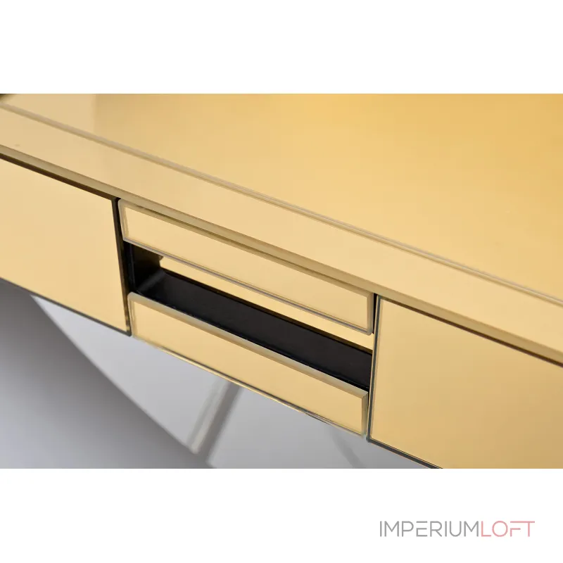 Стол сервировочный зеркальный золото/хром от ImperiumLoft Стол сервировочный зеркальный золото/хром от ImperiumLoft