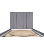 Кровать Andrea односпальная велюровая серо-голубая GD-ANDREA90-1 от ImperiumLoft