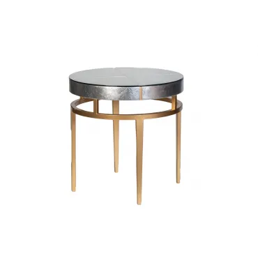 ART-2705-ET Стол журнальный Futuro серебристый d61*61см