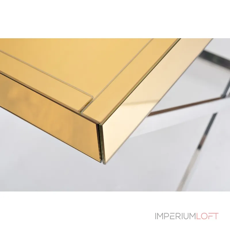 Стол сервировочный зеркальный золото/хром от ImperiumLoft Стол сервировочный зеркальный золото/хром от ImperiumLoft